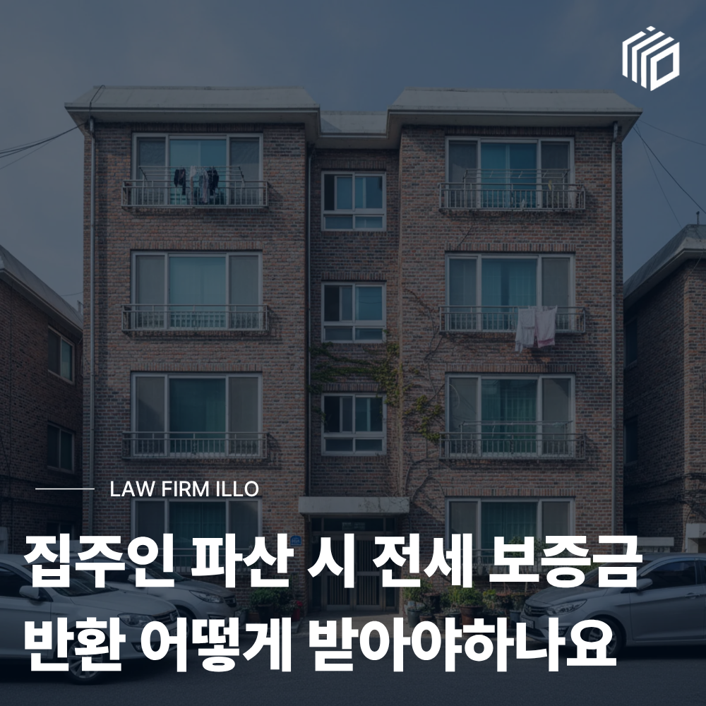 집주인 파산 시 전세 보증금 반환 어떻게 받아야하나요 : 부동산 전문 변호사